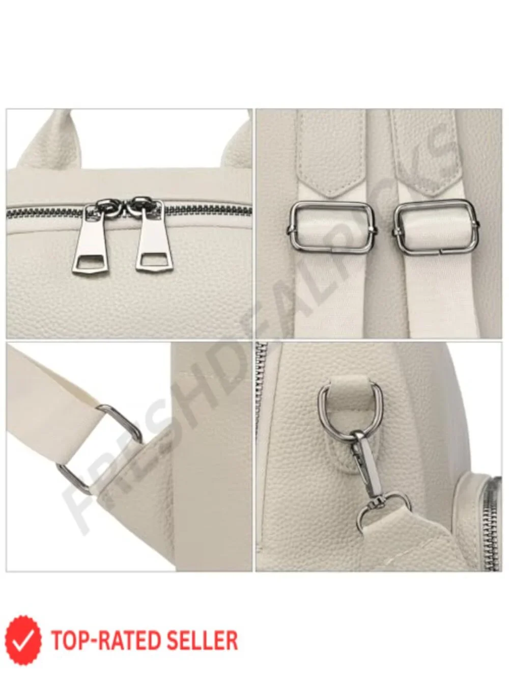Women's Vegan Leather Mini Backpack Fashion Travel Shoulder Bag